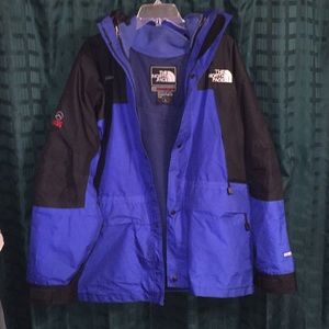 Men’s North Face summit series parka/liner size L